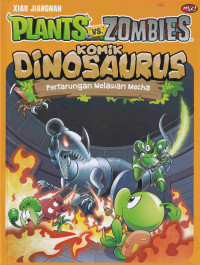Image of Plants vs zombies: komik dinosaurus: petarungan melawan mecha